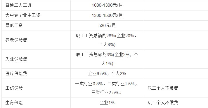 劳动用工成本