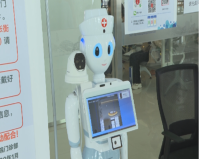 闵行推出智能机器人 助力防疫保障复工