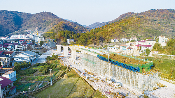 杭绍台铁路新昌段加速建设