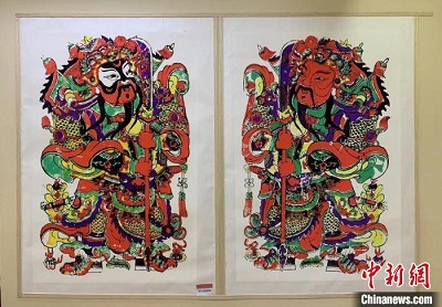 “年画始祖”平阳木版年画原刻版集中展 让非遗焕发新活力