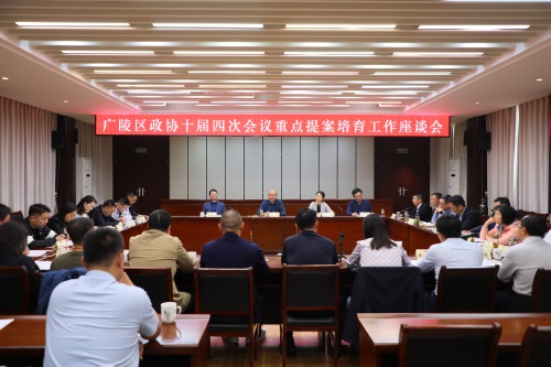 广陵区政协召开十届四次会议重点提案培育工作座谈会