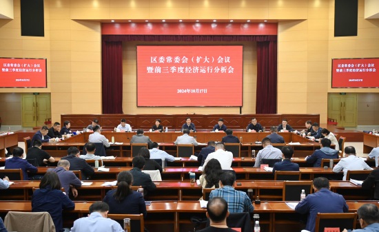 中共津南区委常委会扩大会议暨前三季度经济运行分析会召开