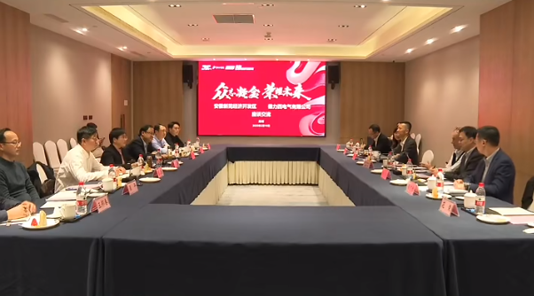 德力西电气有限公司来湾考察交流座谈会召开